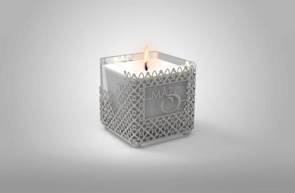 Mazo Candle Design Grey