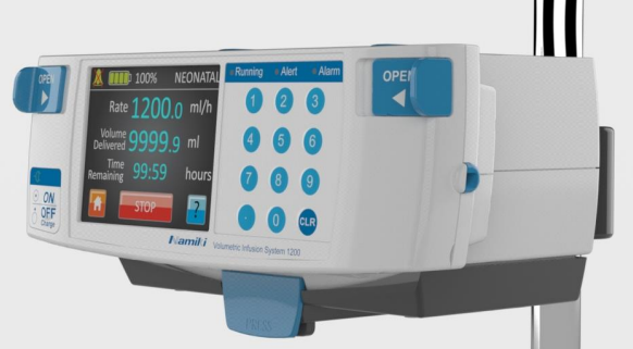 Drug delivery unit mounted on a stand